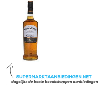 Bowmore Islay single malt Scotch whisky 12 years aanbieding