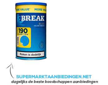 Break Blue tobacco aanbieding