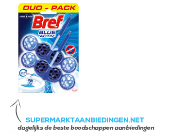 Bref WC blue activ hygiëne aanbieding