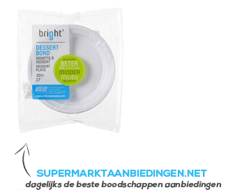 Bright Dessert borden 17 cm aanbieding