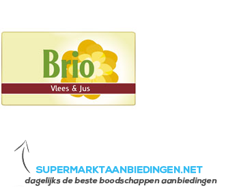 Brio Margarine vlees & jus aanbieding