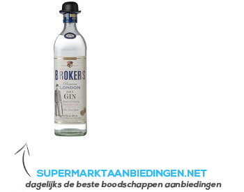Broker’s Premium London dry gin