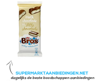 Bros Tablet milk white aanbieding