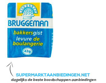 Bruggeman Bakkersgist aanbieding