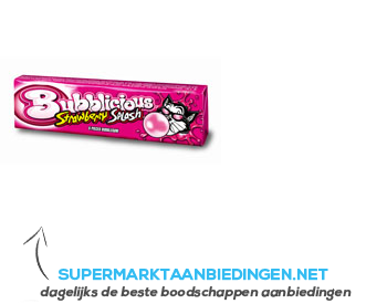 Bubblicious Strawberry aanbieding