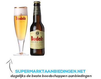 Budels Organic lager aanbieding