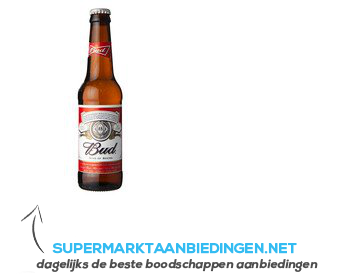 Budweiser Bier aanbieding