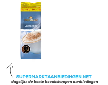 Buisman Cappuccino ongezoet aanbieding