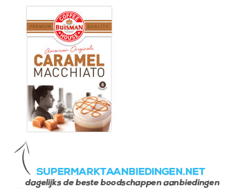 Buisman CoffeeHouse Caramel macchiato aanbieding