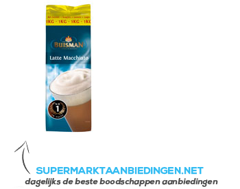 Buisman Latte macchiato aanbieding