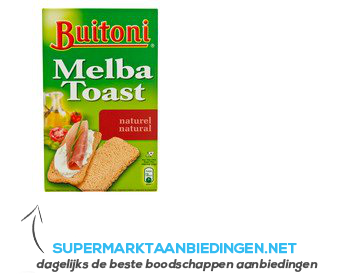 Buitoni Melba toast naturel aanbieding