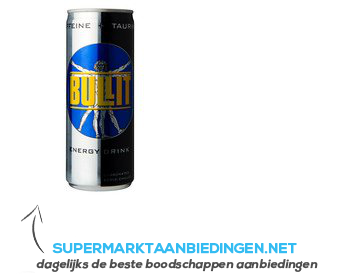 Bullit Energy drink aanbieding
