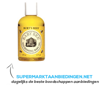 Burt's Bees Baby bee nourishing baby oil aanbieding