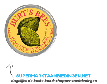 Burt's Bees Lemon butter cuticle crème aanbieding