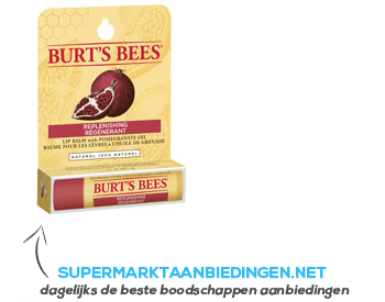 Burt’s Bees Lipbalm pomegranate aanbieding
