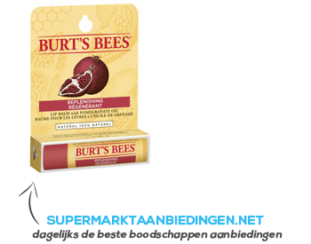 Burt's Bees Lipbalm pomegranate aanbieding