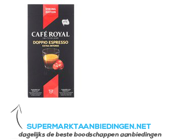 Café Royal Doppio espresso aanbieding