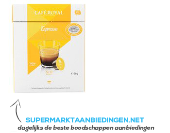 Cafe Royal Espresso 100% Arabica aanbieding