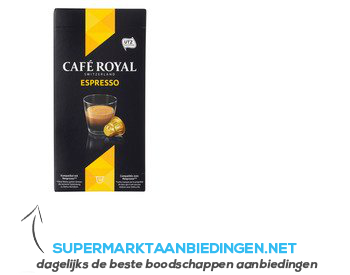 Café Royal Espresso cup aanbieding
