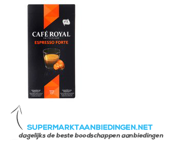 Café Royal Espresso forte cup aanbieding