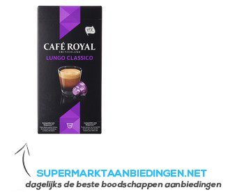 Café Royal Lungo classico cup aanbieding