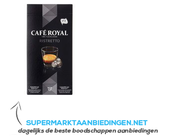 Café Royal Ristretto cup aanbieding