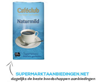 Caféclub Kaffee filterfein gemahlen naturmild aanbieding