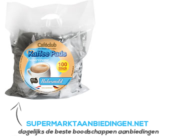 Caféclub Kaffee pads naturmild aanbieding