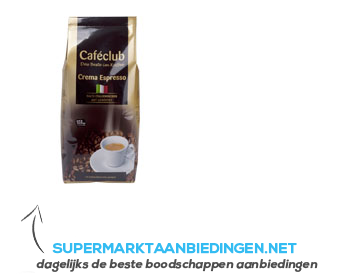 Caféclub Kaffeebohnen espresso classico aanbieding