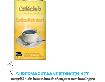Caféclub Superaroma entkoffeiniert aanbieding