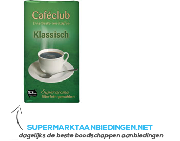 Caféclub Superaroma klassisch aanbieding