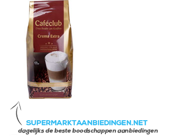 Caféclub Supercrème crema extra aanbieding