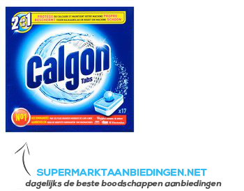 Calgon 2 in 1 tabs aanbieding