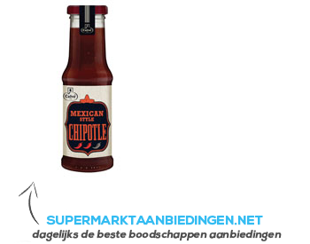 Calvé Mexican style chipotle table sauce aanbieding