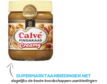 Calvé Pindakaas creamy aanbieding