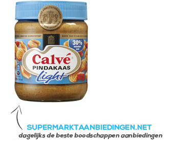 Calvé Pindakaas light aanbieding