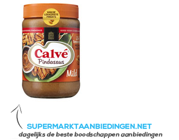 Calvé Pindasaus mild aanbieding