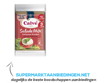 Calvé Saladmix Italiaanse kruiden aanbieding