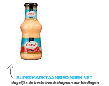 Calvé Saus fles samba aanbieding