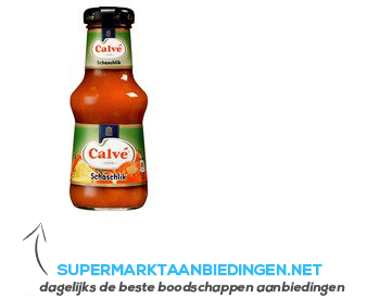 Calvé Saus fles schaschlik aanbieding