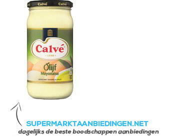 Calvé Saus pot mayonaise olijf aanbieding