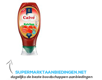 Calvé Saus squeeze ketchup aanbieding