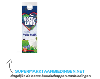 Campina Boer en Land biologische volle melk