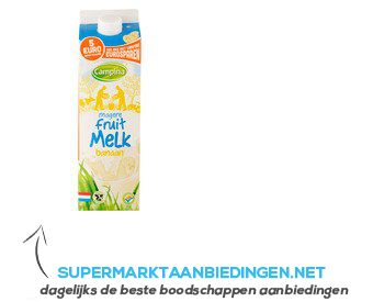 Campina Fruitmelk banaan aanbieding