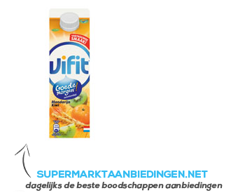 Campina Goedemorgen drinkontbijt mandarijn/ kiwi aanbieding