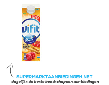 Campina Goedemorgen framboos/ rode bes/ banaan aanbieding