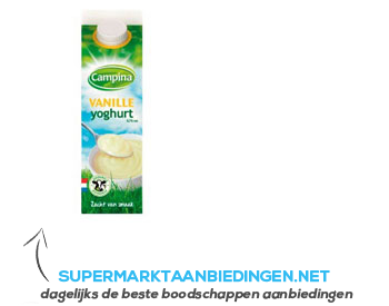 Campina Halfvolle vanille yoghurt