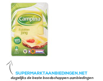 Campina Kaas jong 48 plakken aanbieding