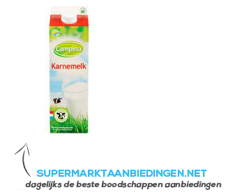 Campina Karnemelk aanbieding