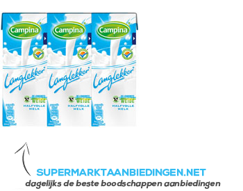 Campina Langlekker halfvolle melk multipack